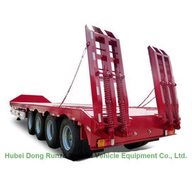 中国 半グースネックのTransportion頑丈で重い機械低いベッドのトレーラー40トン、60トン、80トン サプライヤー