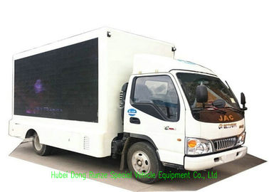 中国 JAC折り畳み式の段階およびスクリーン持ち上がるシステム3840 x 1760mmが付いている移動式LEDの広告のトラック サプライヤー
