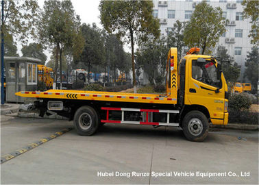中国 FOトン AUMARK 4トンの平床式トレーラーの故障の回復トラックの道のレッカー車 サプライヤー