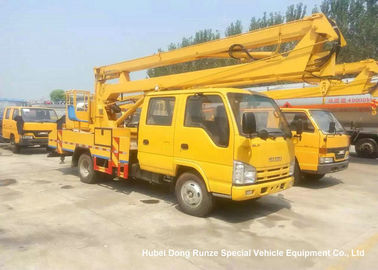 中国 ISUZU 16mのトラックによって取付けられる連結された空気の仕事プラットホームの高性能 サプライヤー