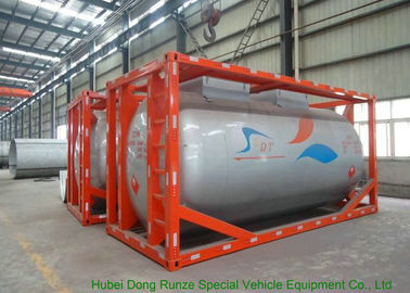 中国 国際的なISOはメタノールCH3OHの輸送および貯蔵のための容器20FT/30FTをタンクに入れます サプライヤー