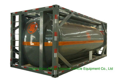 中国 316ステンレス鋼ISOは20のFT容器を危険な液体道路輸送のためのタンクに入れます サプライヤー