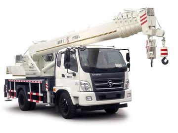 中国 物質的なトラックによって取付けられるクレーン10-16トン、完全な油圧トラック クレーンを持ち上げるFOトン サプライヤー