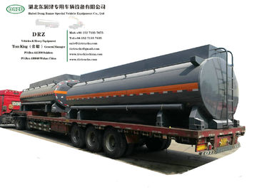 中国 化学酸タンク ボディ容器が付いている化学液体のタンカー ボディはトレーラーの道路輸送WhsAppを締めます:+8615271357675 サプライヤー
