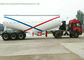 55-70cbm乾燥した粉材料のためのディーゼル機関を搭載する三車軸大きさのセメント タンク トレーラー サプライヤー