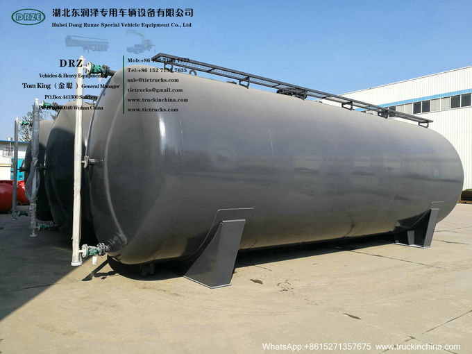 100Ton塩酸（HClの酸）の液体の腐食物ISOの貯蔵タンクの鋼鉄ステンレス製の並べられたPE WhsApp:+8615271357675