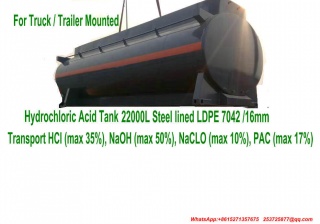 Custermizingトラックトレーラーマウントされた塩酸タンクポータブルISOタンクコンテナー