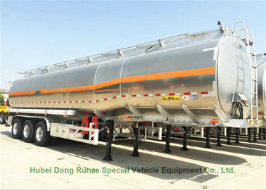 中国 半42m3ディーゼル、オイル、ガソリン、燈油の輸送40トンのためのアルミニウム石油タンカーのトレーラー3Axles サプライヤー