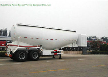 中国 乾燥した粉材料のための2つの車軸Vタイプ タンク半トレーラーは40 - 45 M3容量を運びます サプライヤー