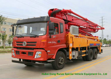 中国  Run35m -38m DFAC王のトラックは具体的なブーム ポンプ トラックのユーロ5を取付けました サプライヤー