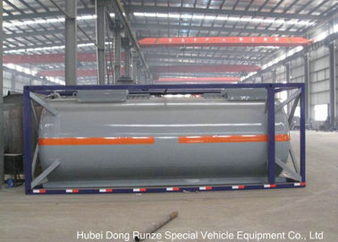 中国 20FTの塩酸ISOは容器の鋼鉄によって並べられるPE 16mm 20000L-22000Lをタンクに入れます サプライヤー