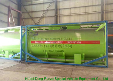 中国 20Feet HCLの酸ISOはUN1789鋼鉄によって並べられるPE 16mmを出荷するための容器をタンクに入れます サプライヤー
