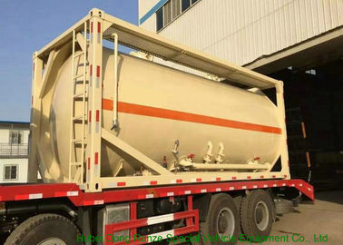 中国 20FTのバルク セメント タンク容器20000L -炭素鋼フレームとの22500L サプライヤー