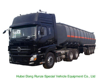 中国 30のための三車軸腐食性ソーダ化学配達用トラック- 45MT水酸化ナトリウム サプライヤー
