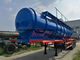 集中された硫酸のタンク車Vの形21000L H2SO4 98%の三車軸BPW サプライヤー