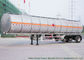 食用油の輸送33Kl -絶縁層との47Kリットルのための半ステンレス鋼の食用油タンク トレーラー  サプライヤー